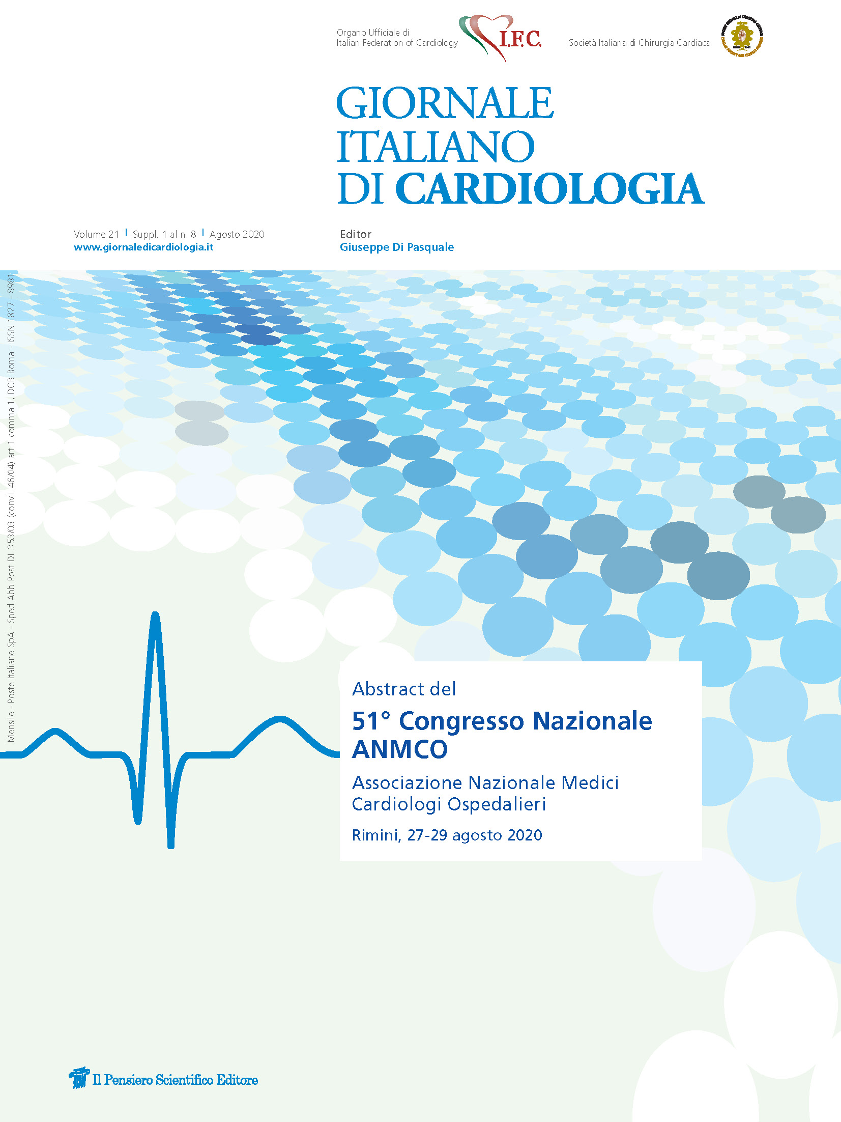 2020 Vol. 21 Suppl. 1 al N. 8 AgostoAbstract del 51° Congresso Nazionale ANMCO