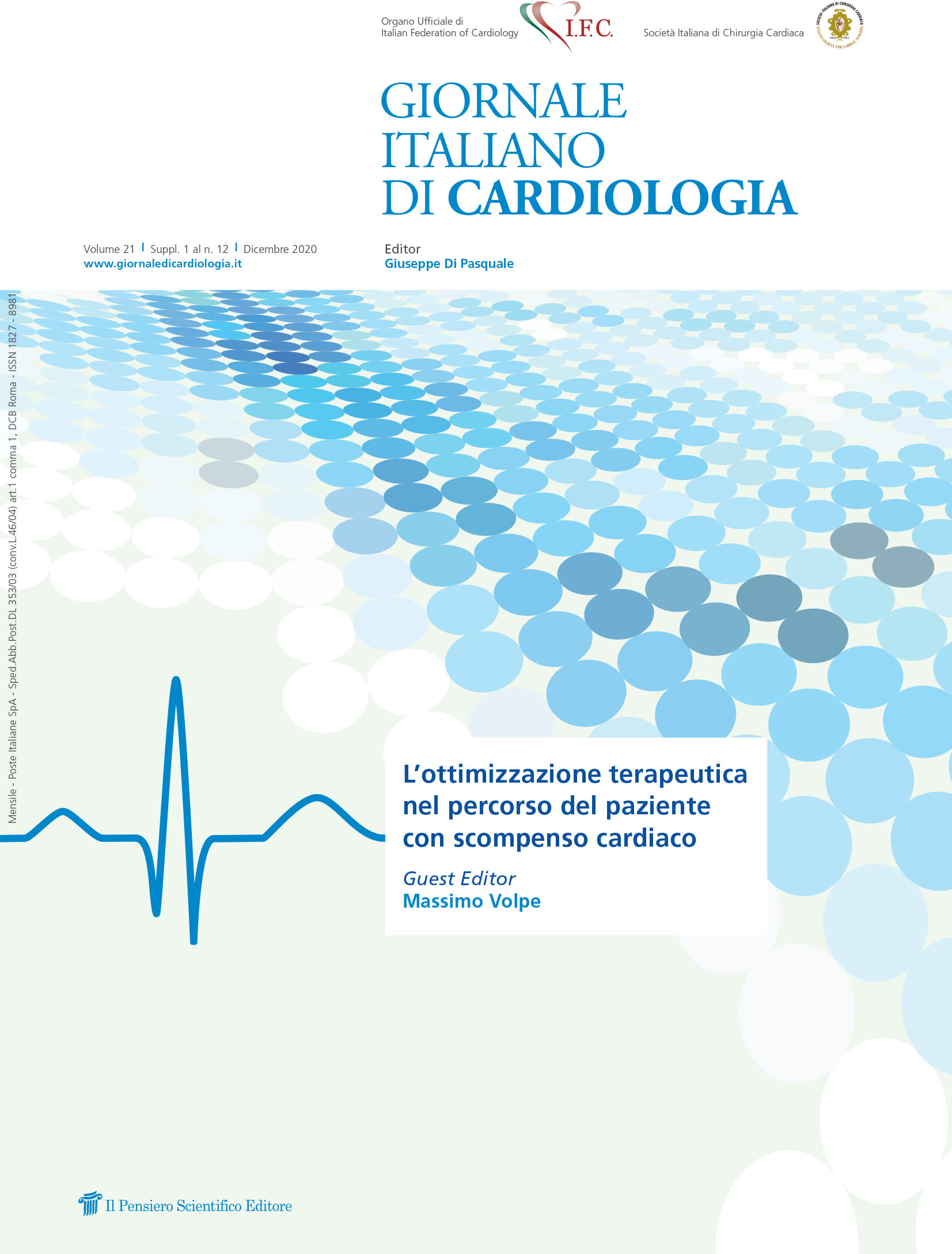 2020 Vol. 21 Suppl. 1 al N. 12 DicembreL'ottimizzazione terapeutica nel percorso del paziente con scompenso cardiaco