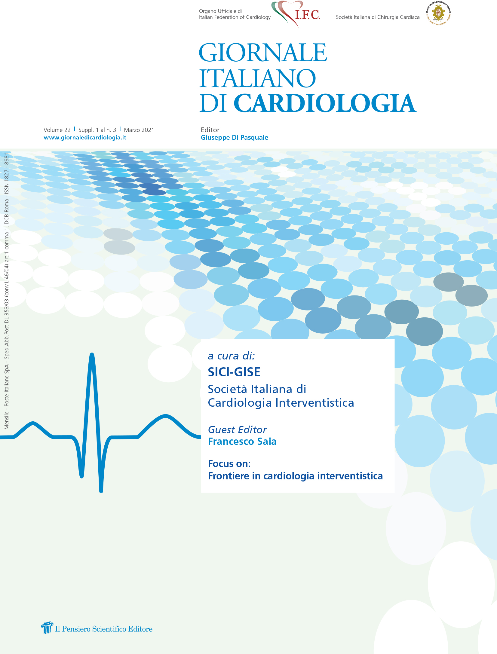 2021 Vol. 22 Suppl. 1 al N. 3 Marzoa cura di: SICI-GISE Società Italiana di Cardiologia Interventistica