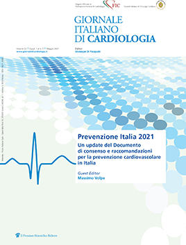 2021 Vol. 22 Suppl. 1 al N. 5 MaggioPrevenzione Italia 2021