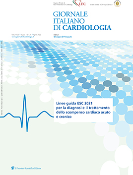 Suppl. 1 Linee guida ESC 2021
per la diagnosi e il trattamento
dello scompenso cardiaco acuto
e cronico