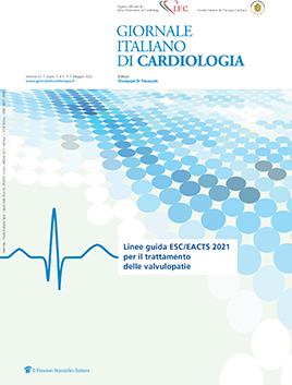 2022 Vol. 23 Suppl. 1 al N. 5 MaggioLinee guida ESC/EACTS 2021 per il trattamento
delle valvulopatie