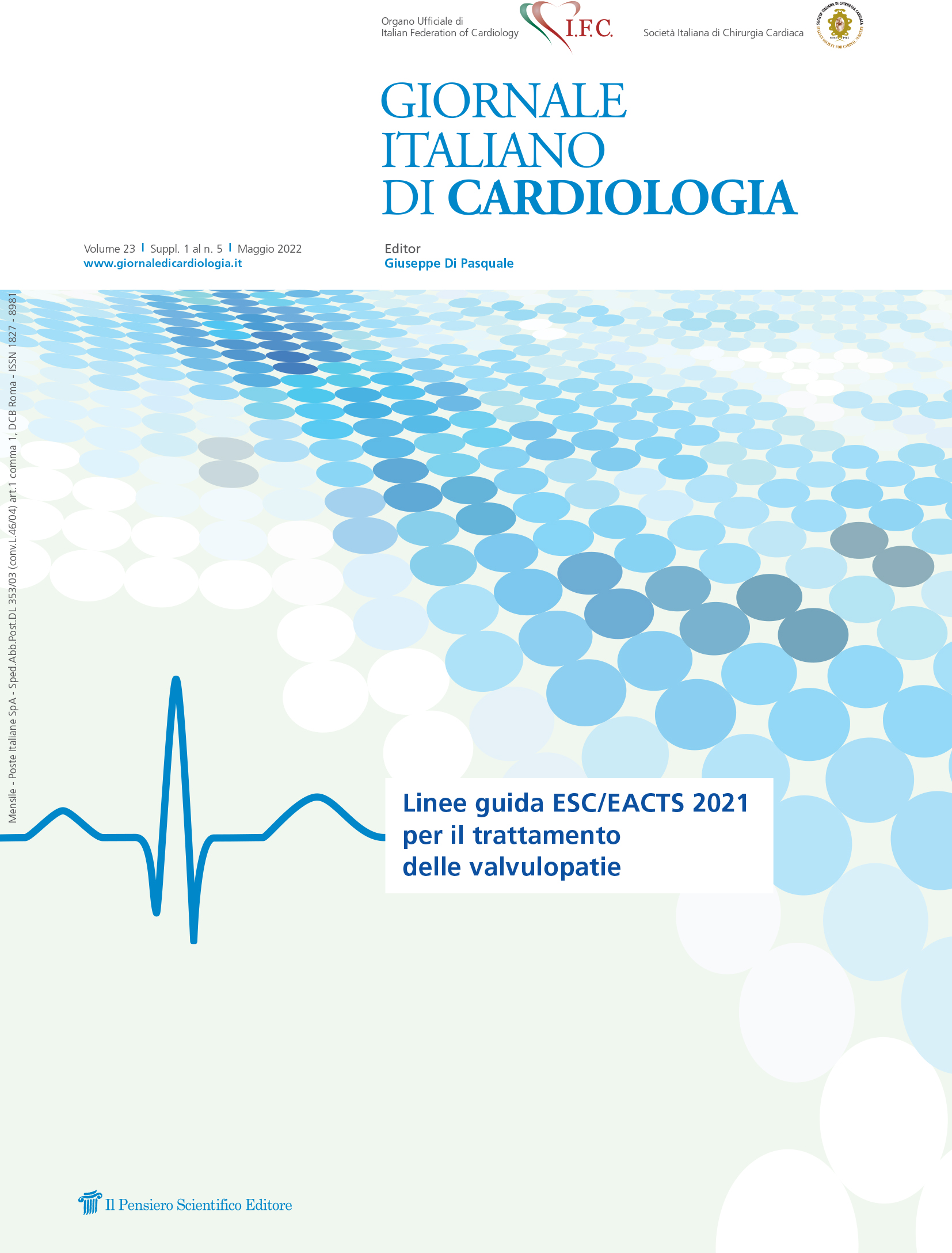 2022 Vol. 23 Suppl. 1 al N. 5 MaggioLinee guida ESC/EACTS 2021 per il trattamento
delle valvulopatie