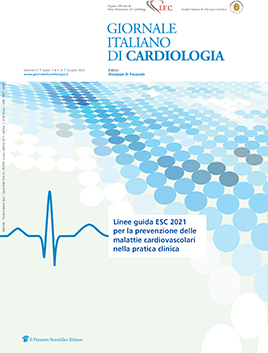 Suppl. 1 Linee guida ESC 2021
per la prevenzione delle
malattie cardiovascolari
nella pratica clinica