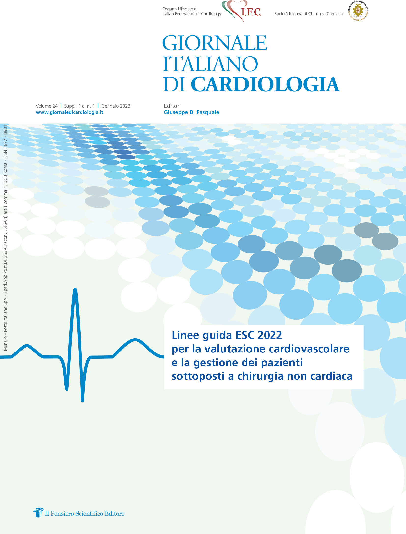 2023 Vol. 24 Suppl. 1 al N. 1 GennaioLinee guida ESC 2022 per la valutazione
cardiovascolare e la gestione dei pazienti sottoposti
a chirurgia non cardiaca