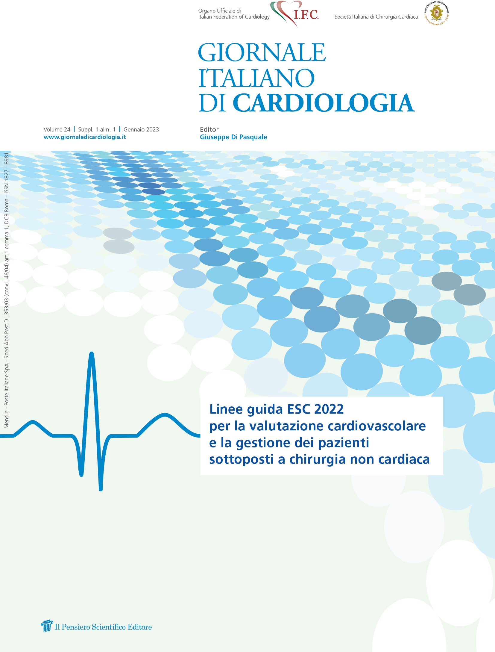 2023 Vol. 24 Suppl. 1 al N. 1 GennaioLinee guida ESC 2022 per la valutazione
cardiovascolare e la gestione dei pazienti sottoposti
a chirurgia non cardiaca