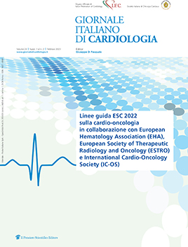 Suppl. 1 Linee guida ESC 2022 sulla cardio-oncologia in collaborazione con European Hematology
Association (EHA), European Society of Therapeutic
Radiology and Oncology (ESTRO)
e International Cardio-Oncology Society (IC-OS)