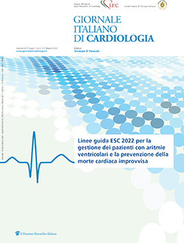 2023 Vol. 24 Suppl. 1 al N. 3 MarzoLinee guida ESC 2022 per la gestione dei pazienti con aritmie ventricolari e la prevenzione della morte cardiaca improvvisa