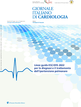 Suppl. 1 Linee guida ESC/ERS 2022 per la diagnosi e il trattamento dell’ipertensione polmonare