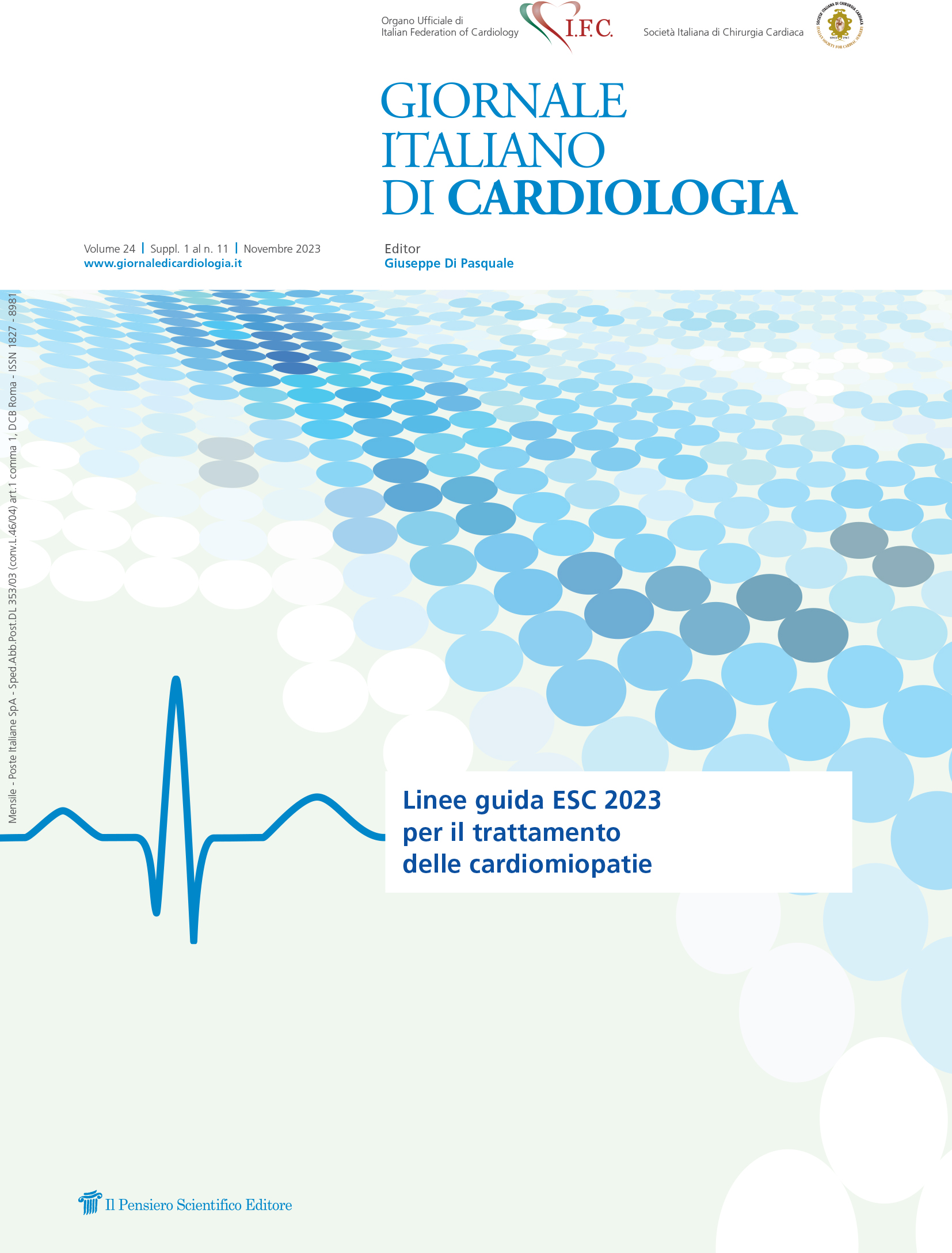 2023 Vol. 24 Suppl. 1 al N. 11 NovembreLinee guida ESC 2023 per il trattamento delle cardiomiopatie