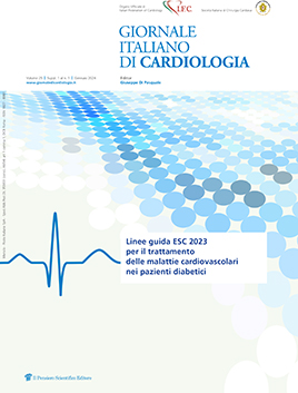 2024 Vol. 25 Suppl. 1 al N. 1 GennaioLinee guida ESC 2023 per il trattamento delle malattie cardiovascolari nei pazienti diabetici