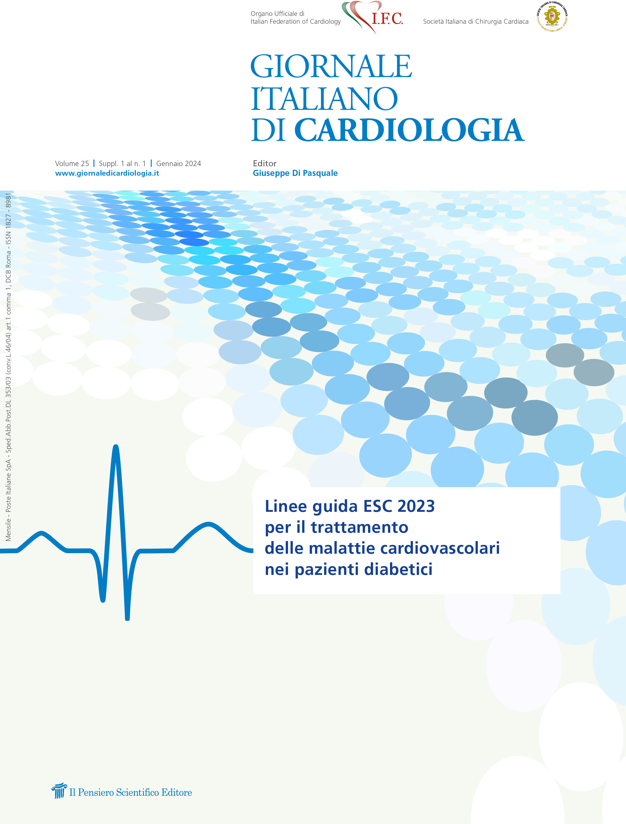 2024 Vol. 25 Suppl. 1 al N. 1 GennaioLinee guida ESC 2023 per il trattamento delle malattie cardiovascolari nei pazienti diabetici
