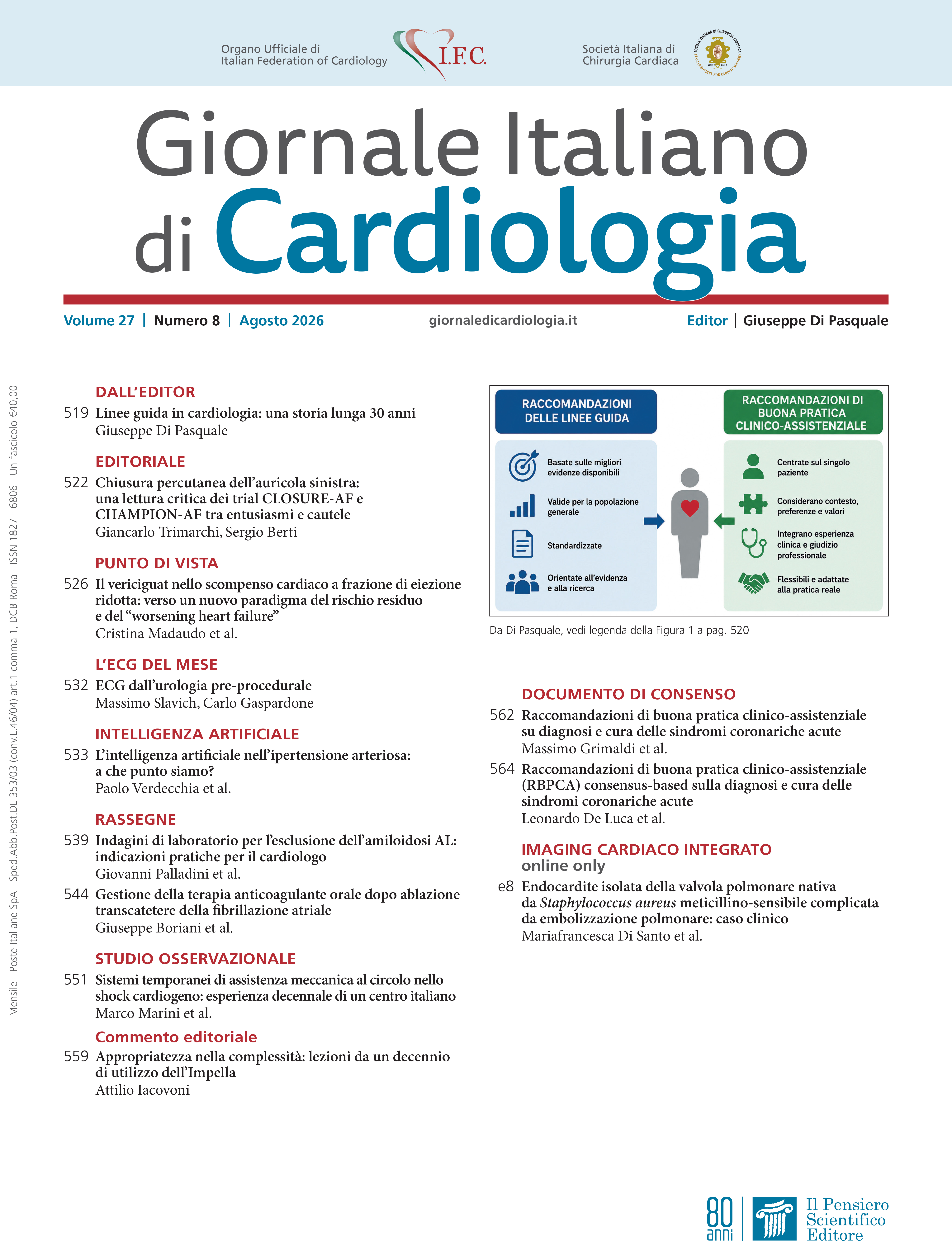 2026 Vol. 27 N. 8 Agosto